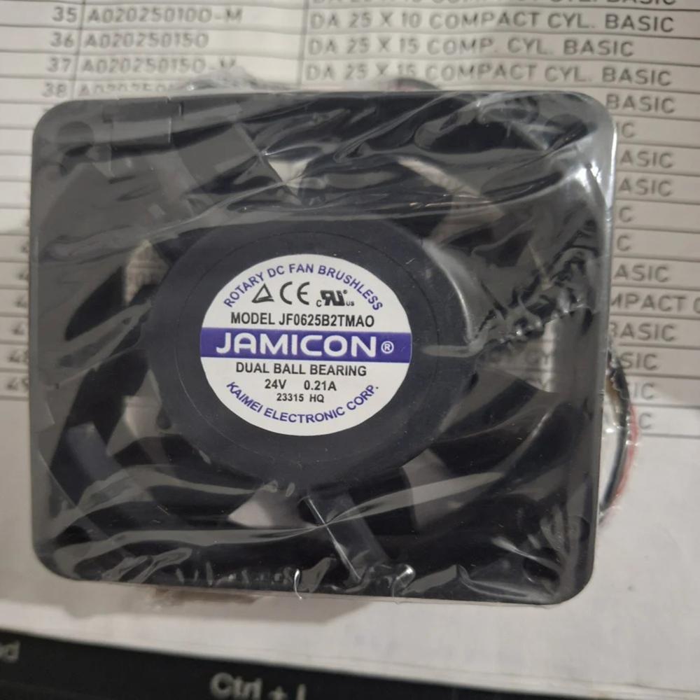 JAMICON JF0625B2TMAO 24V DC 0.21A 6025mm Ball Bearing Industrial Axial Cooling Fan