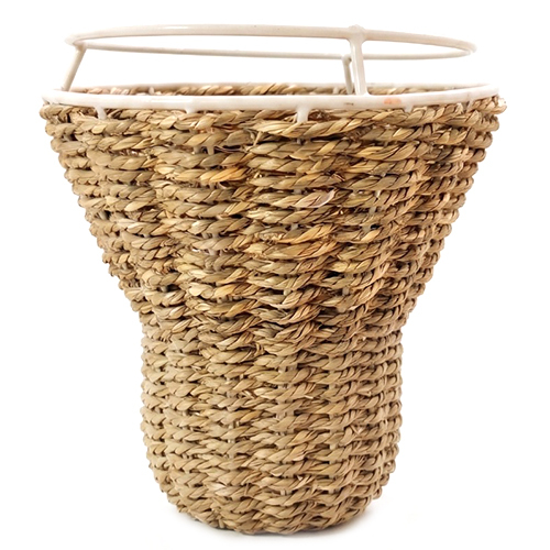 Jute And Metal Bucket