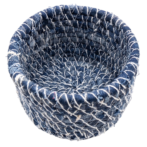 Jute Blue Roop Basket