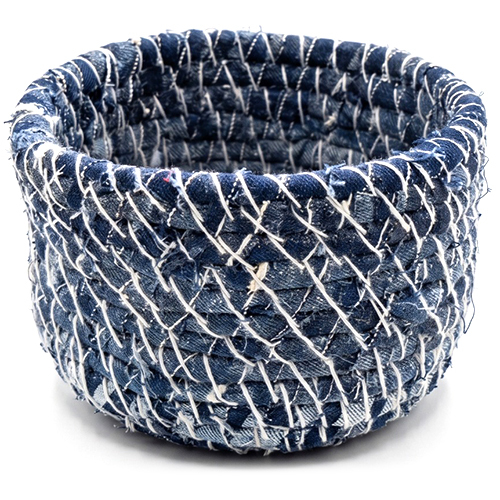 Jute Blue Roop Basket