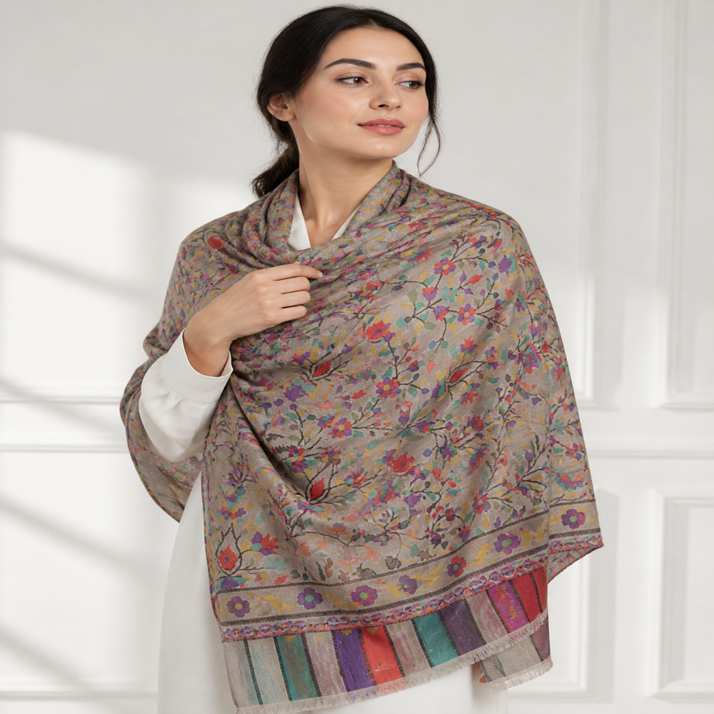 Merino Wool woven Kani Stoles