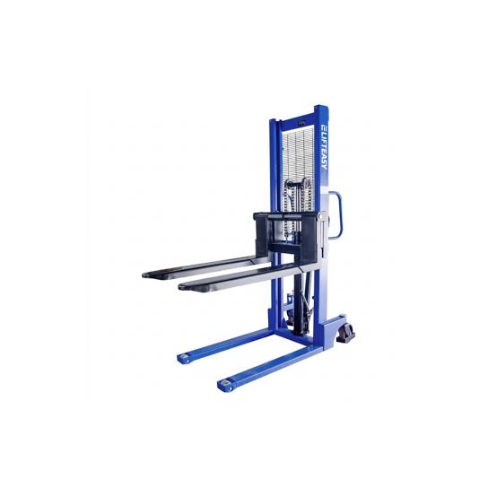 1000Kg Hydraulic Manual Stacker - Color: Blue