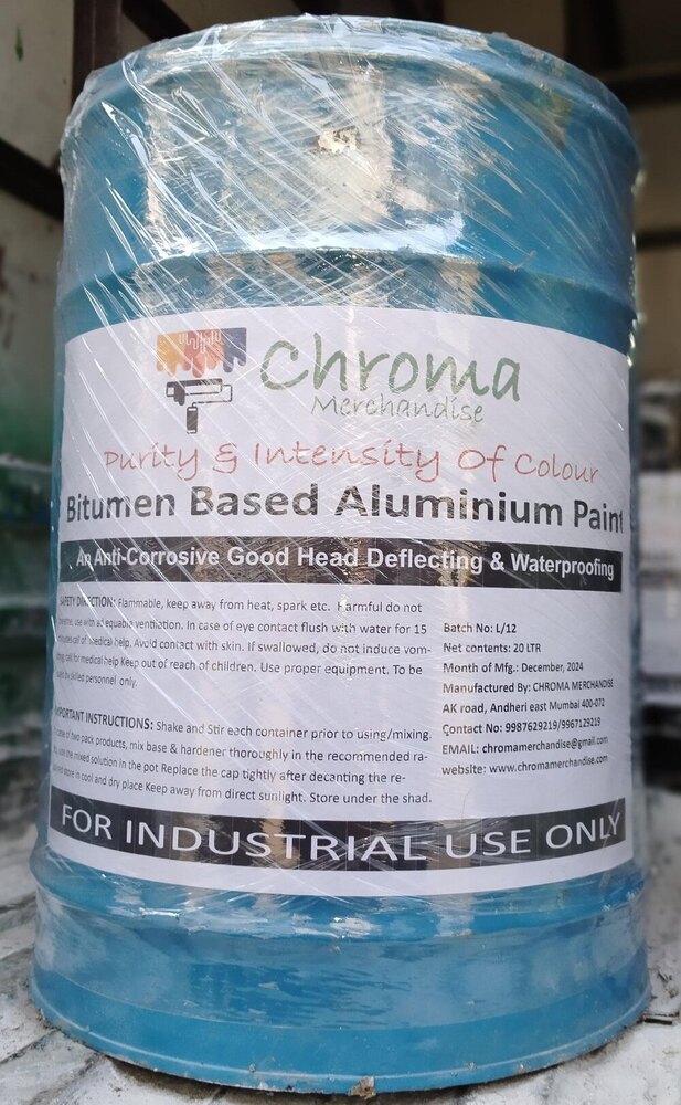 A K Aluminium Paint - Bitumen Based Reflective Aluminium Paint