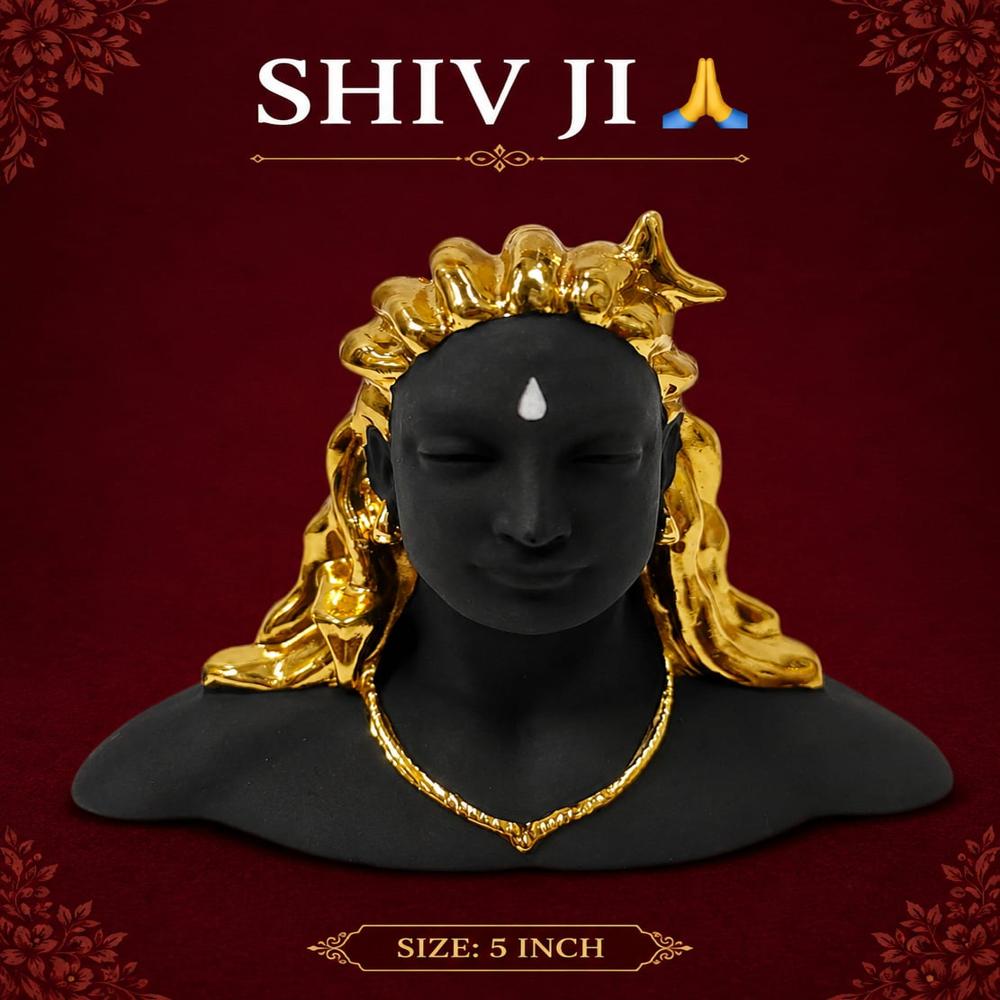 SILVER PLATED MAHADEV JI IDOL