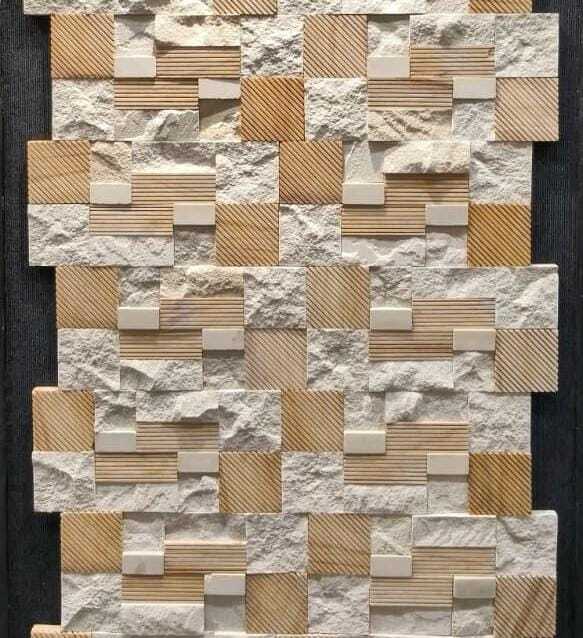 Natural With Grouping Wall Cladding