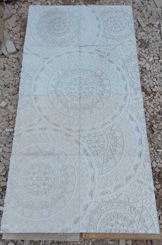 White CNC Murals