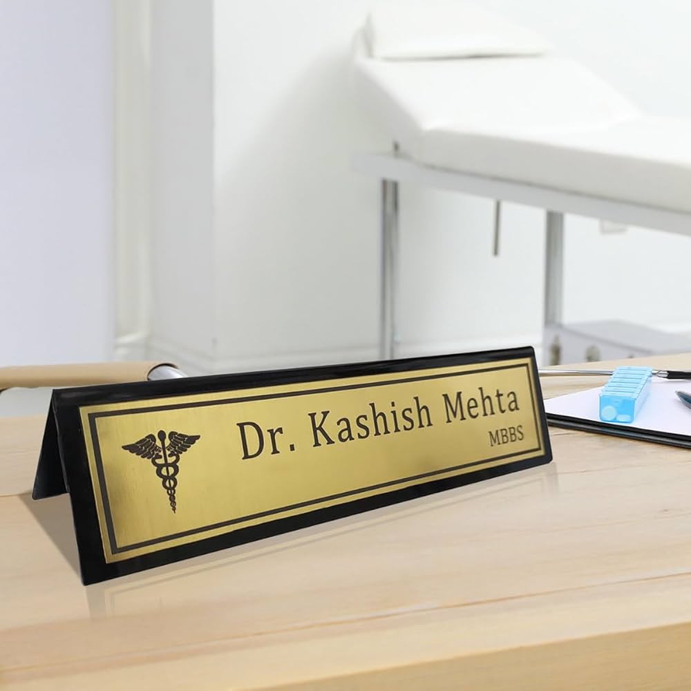 DESK NAME PLATE