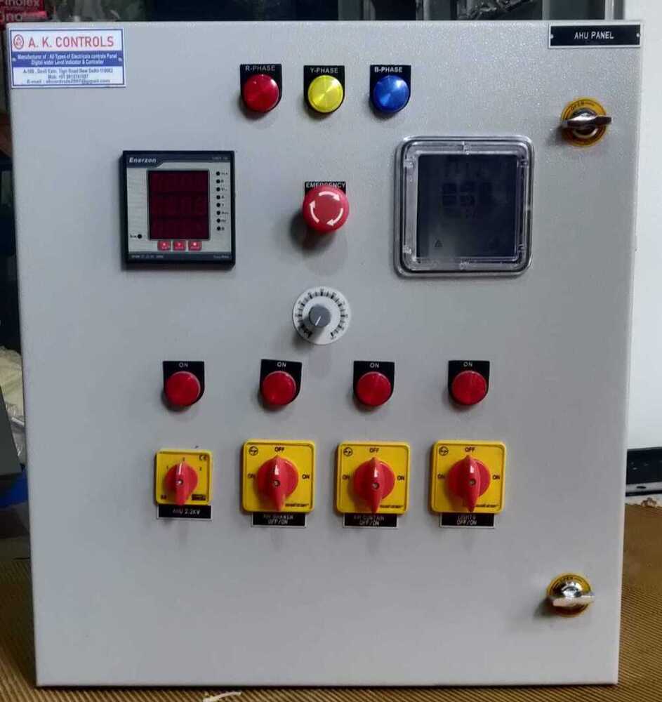 Single Ahu with VFD 3 Compressor Panel