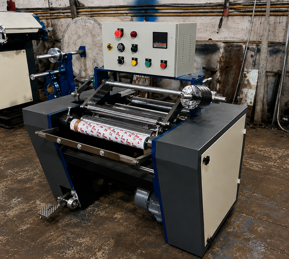 Industrial Aluminium Foil Rewinding Machine