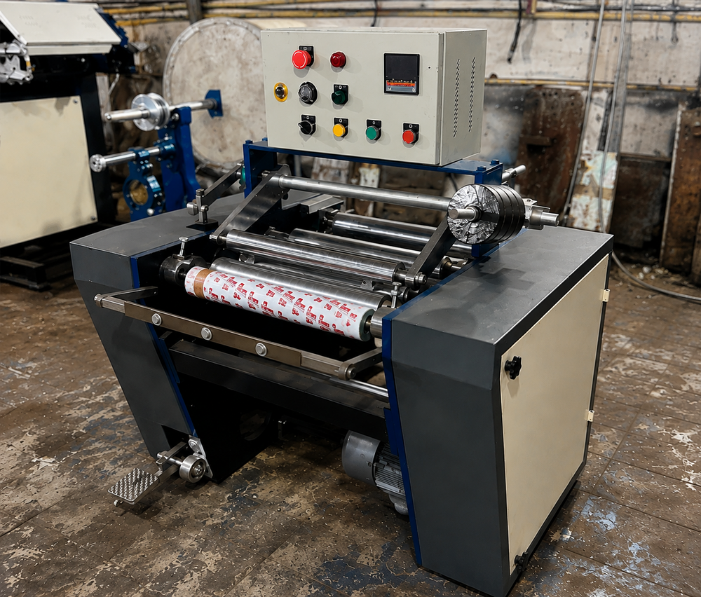 Industrial Aluminium Foil Rewinding Machine