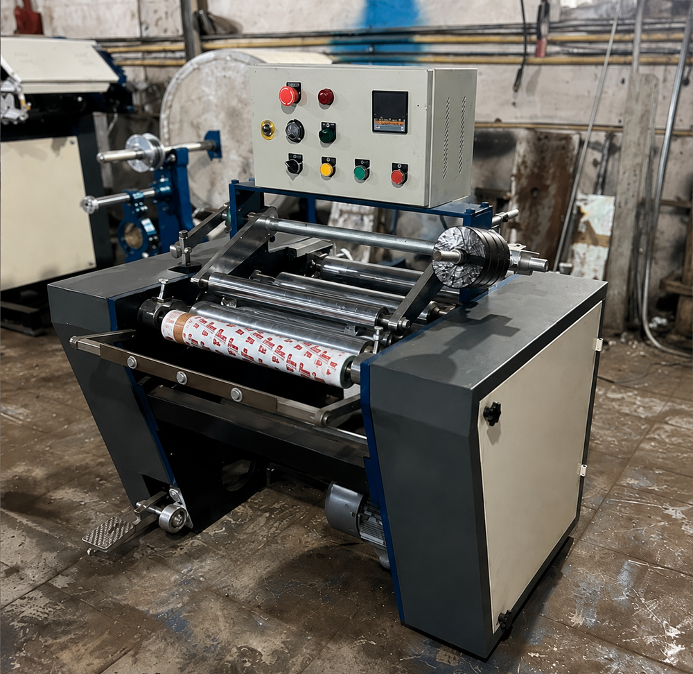 Industrial Aluminium Foil Rewinding Machine