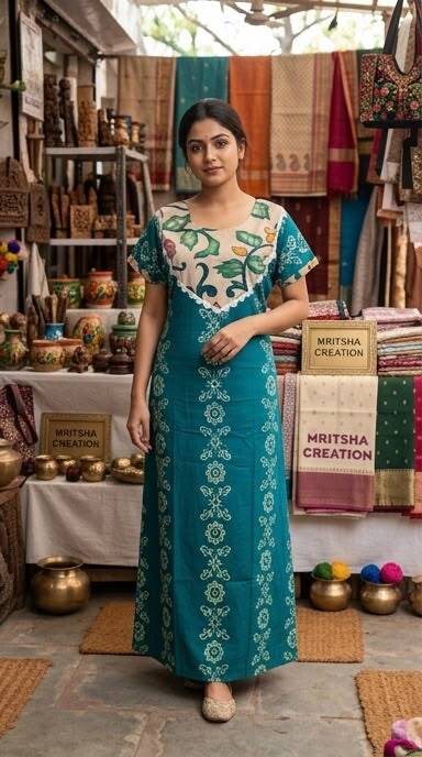 Teal Blue Boutique Nighty