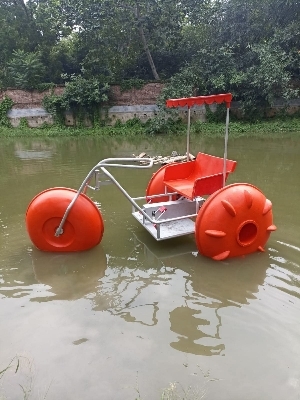 Frp Aqua cycle 2 seater pedal boat