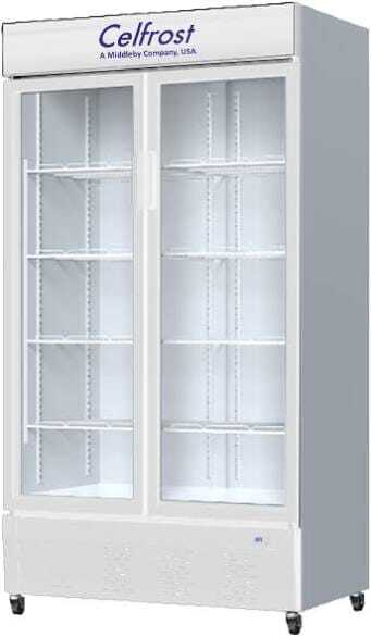 Celfrost Double Door Visi Cooler - Capacity: 850 Liters (Model-Specific)