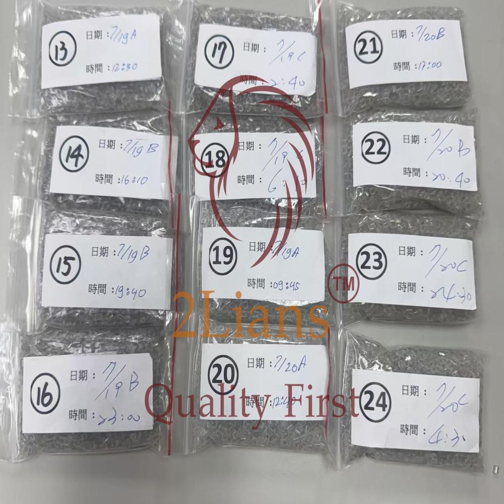 PET recycled pellets natural