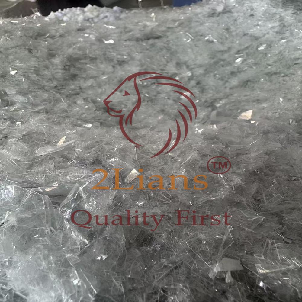 PET recycled pellets natural