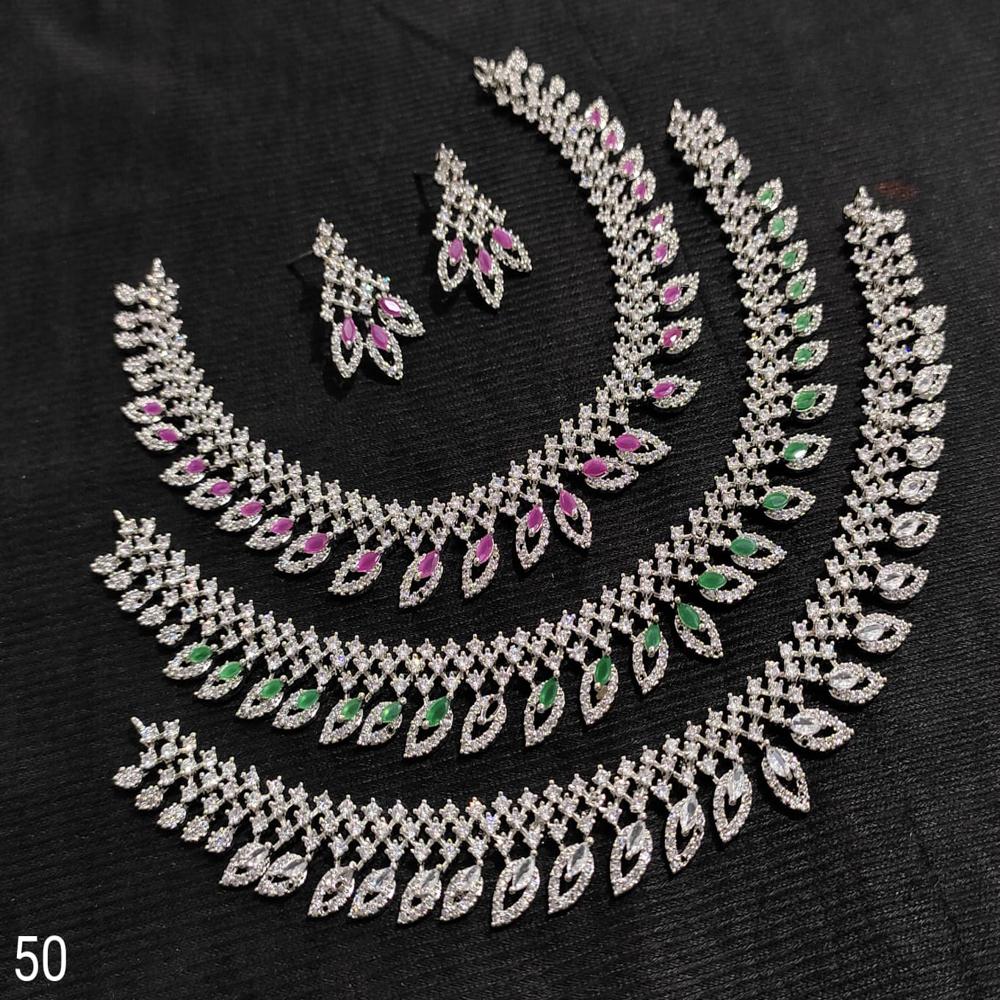 Starlit Marquise Cascade Necklace Set