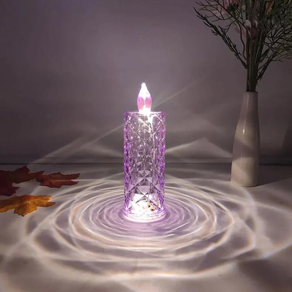 Candles For Home Decoration, Crystal Candlelight, Diwali (1 Pc / Multicolor) - Application: As Per Product Requirement