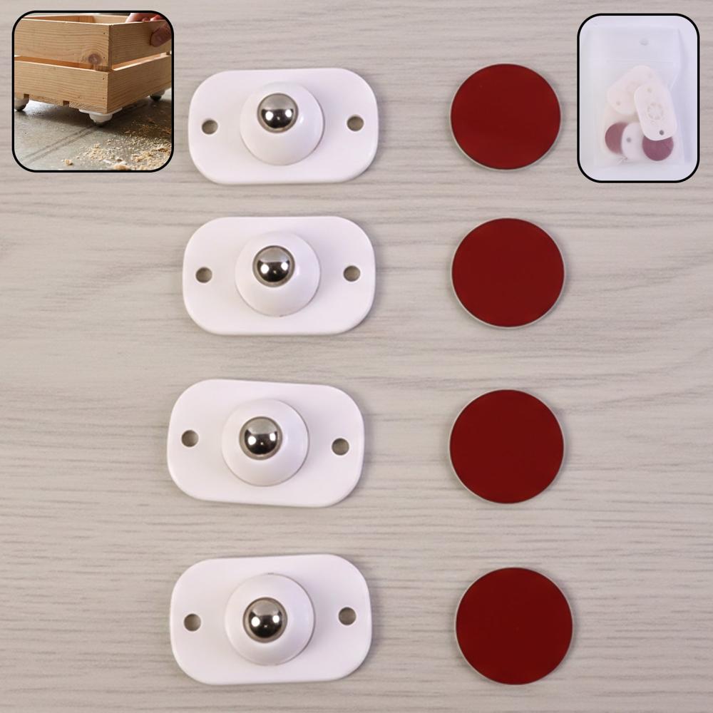 Heavy-Duty Furniture Moving Roller Mini Wheels (4 Pc Set) - Application: As Per Product Requirement