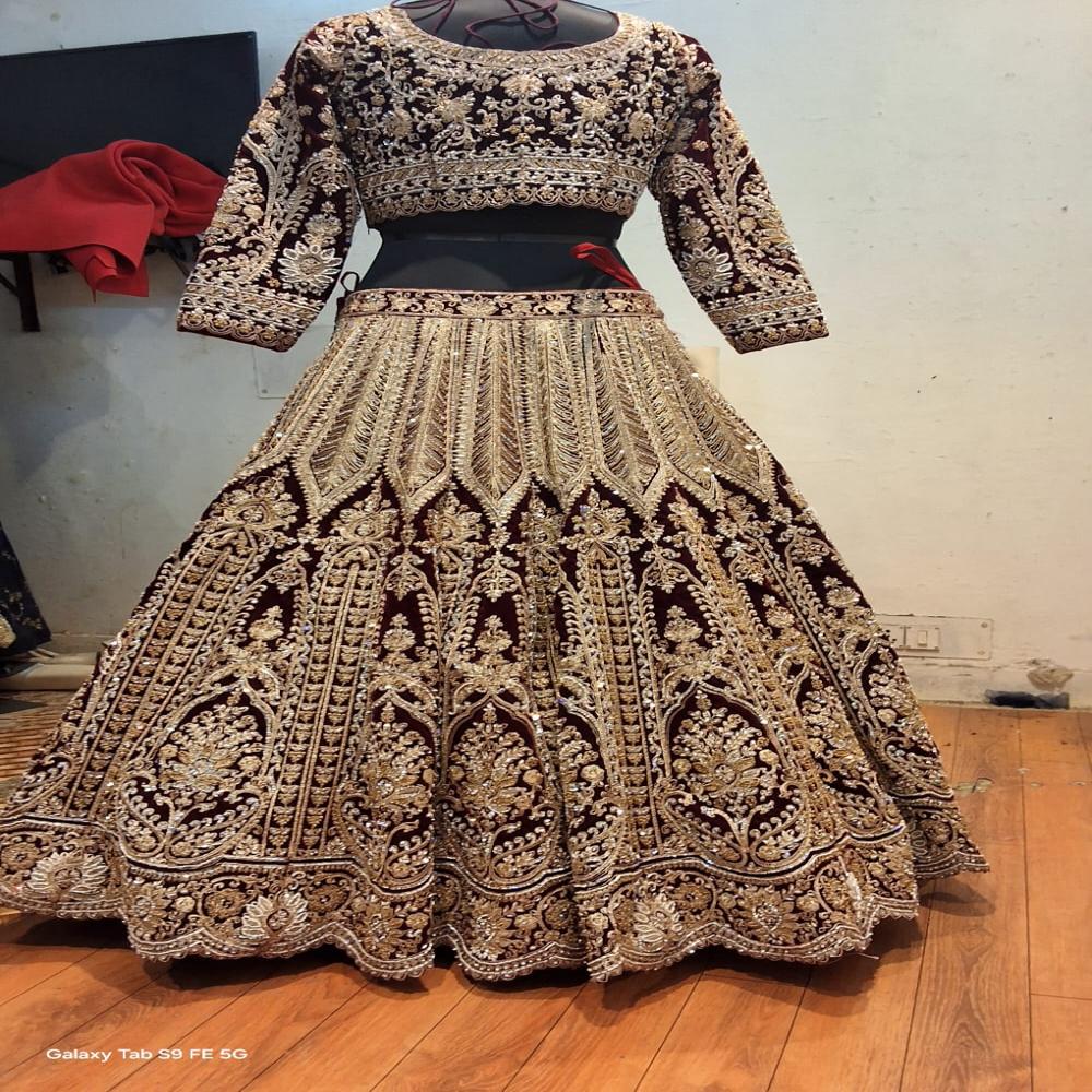 Ladies Heavy Embroidery Lehenga