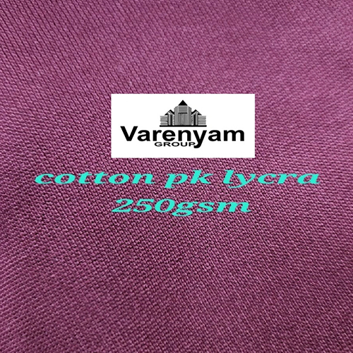Knitted Cotton PK Lycra Fabrics