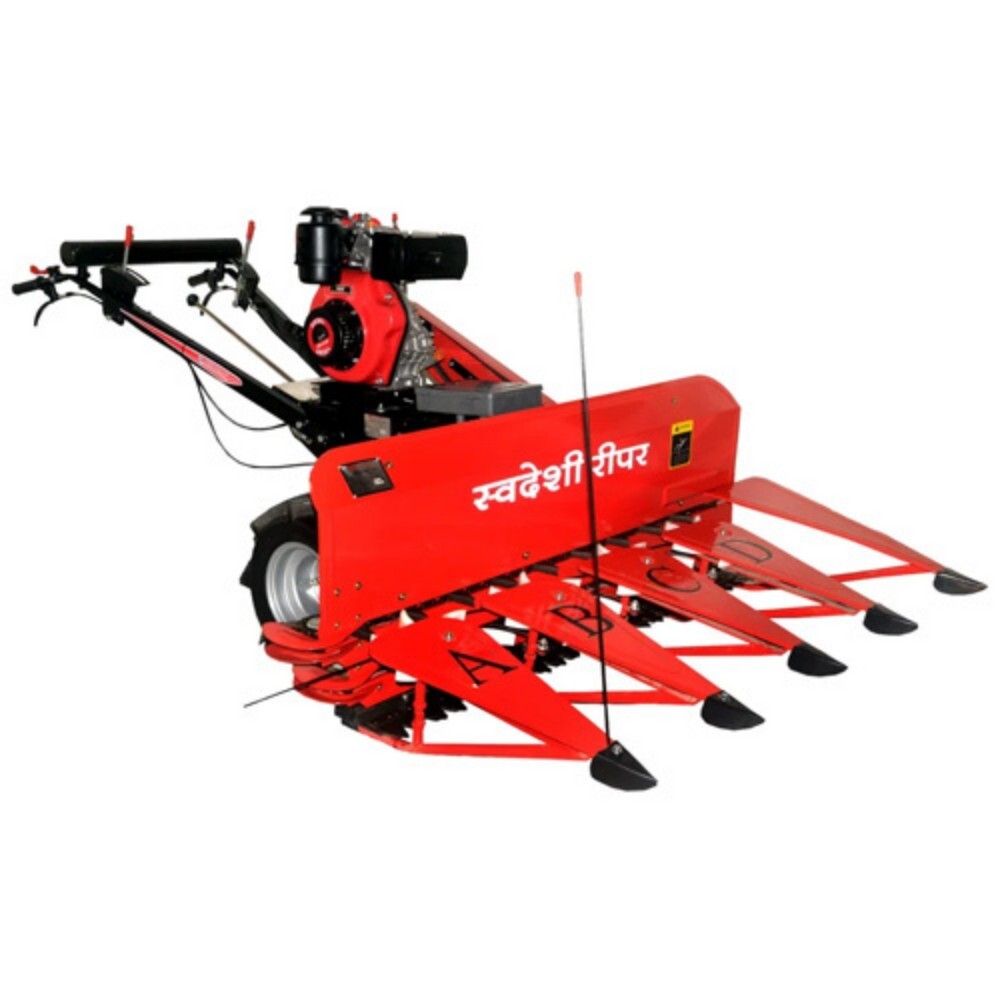 Gehu Cutting Machine - Mild Steel, 7.5 Hp Engine, 3.6l Fuel Tank | 1 Acre/hour Coverage, 1800 Rpm Speed