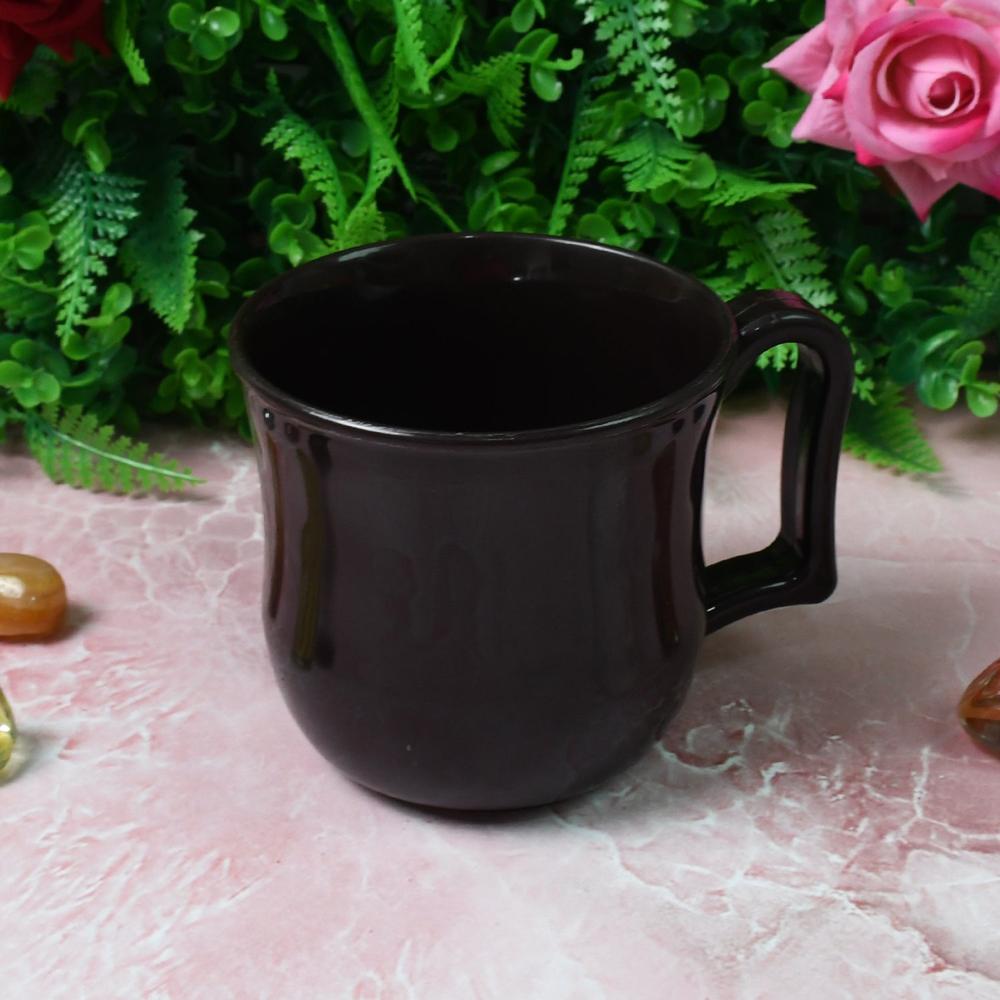 Premium Plastic Coffee / Tea Cups / Mug With Handle(1 Pc / Loose / Black) - Application: As Per Product Requirement