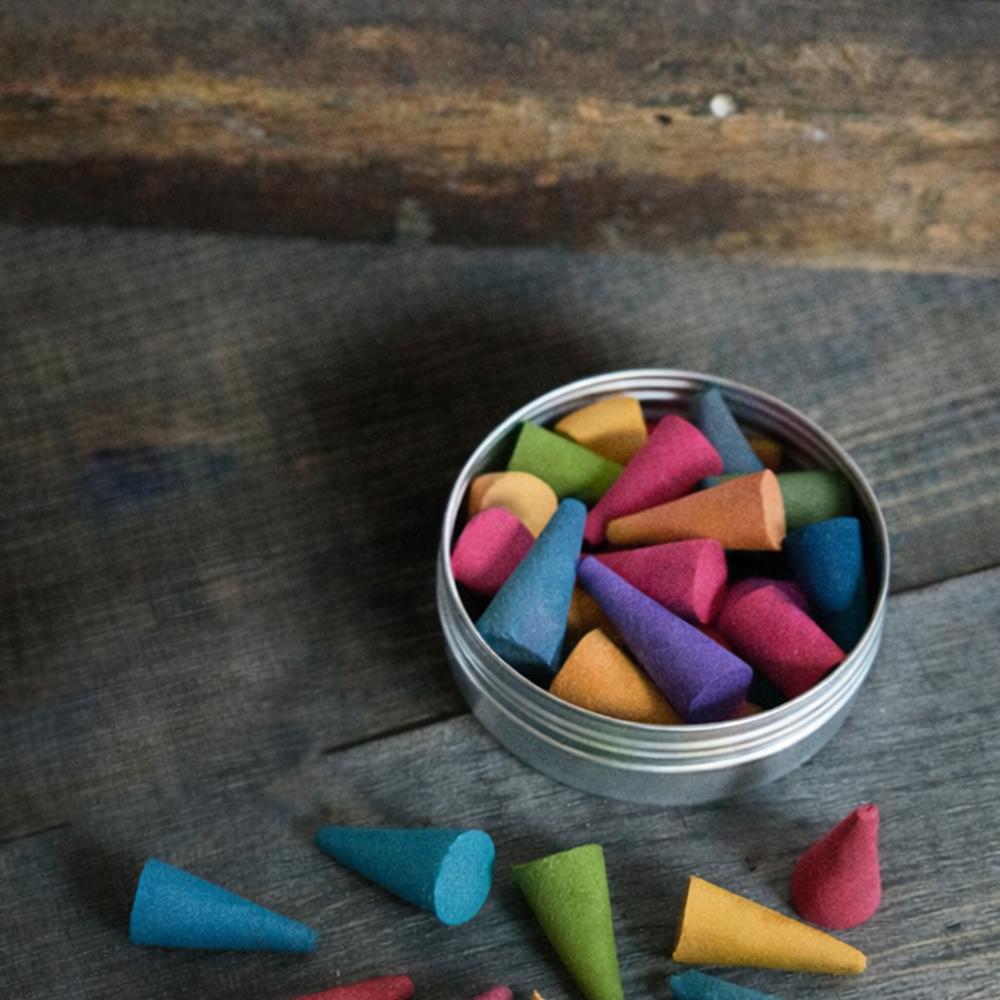 Multi Color Dhoop Cone