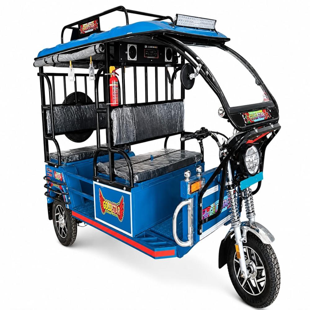 Gold Star E Rickshaw - Charger Type: Smart Automatic Charger