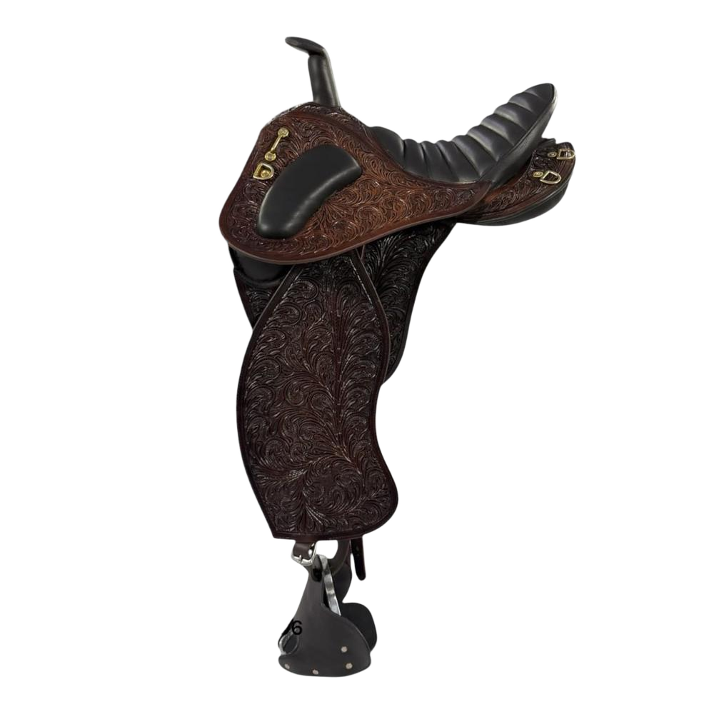 Leather Tooling Endurance Saddle - Application: Horse Riding