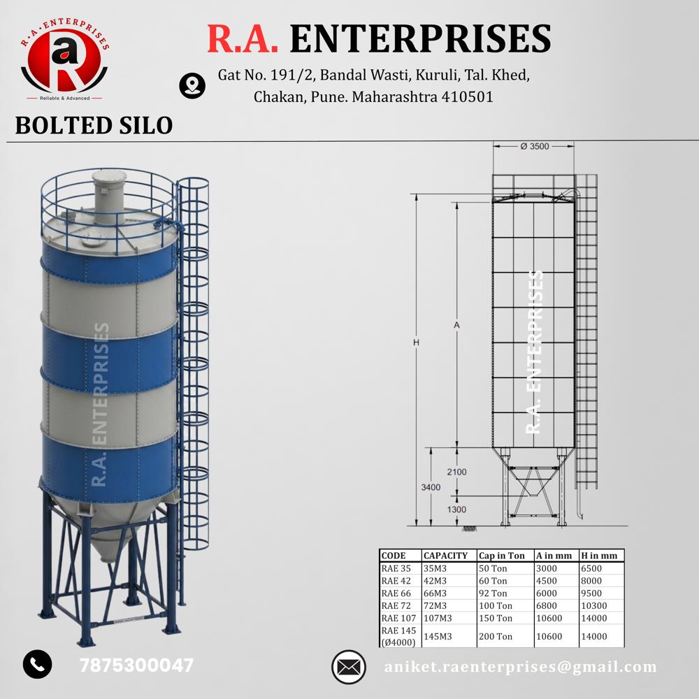 Bolted Cement Silo - Application: Industrial