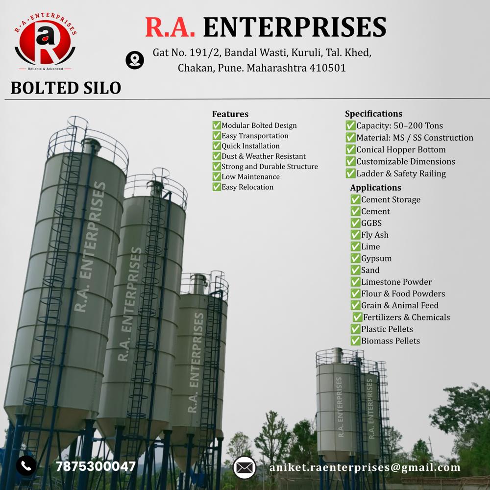 Bolted Cement Silo - Application: Industrial