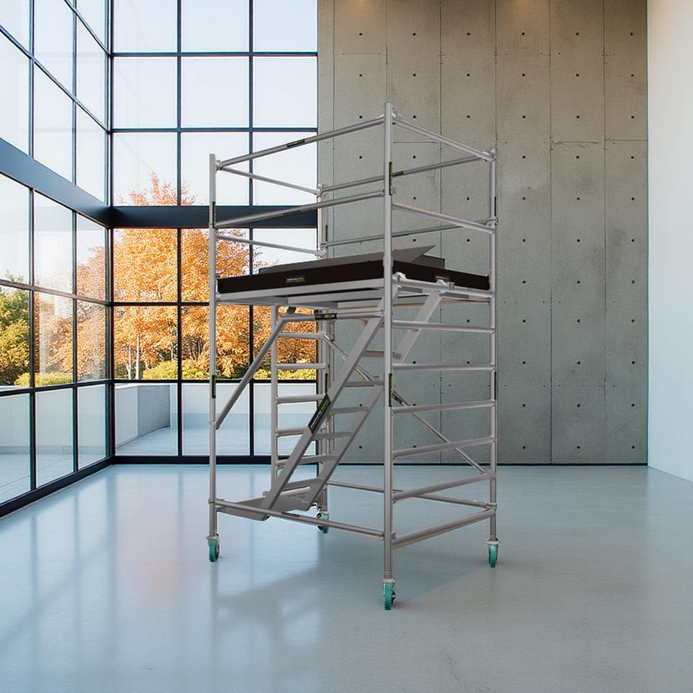 4.2m Aluminium Scaffolding Stairway Version