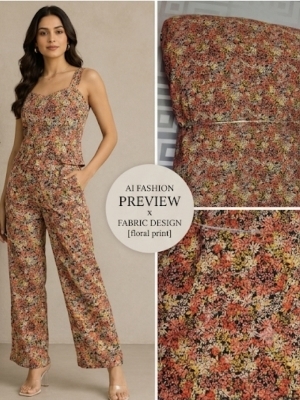 Polyester Crepe Fabric