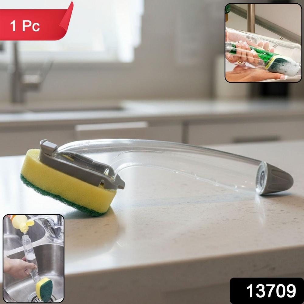Heavy Duty Soap Dispensing Dishwand Scrubber Brush (1 Pc) - Application: As Per Product Requirement