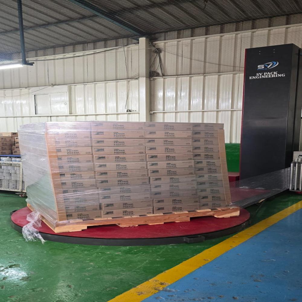 Pallet Wrapping Machine By Sv Pack Engineering
