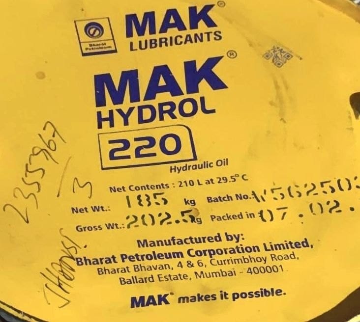Hydrol 220 - Application: Hydraulic Systems