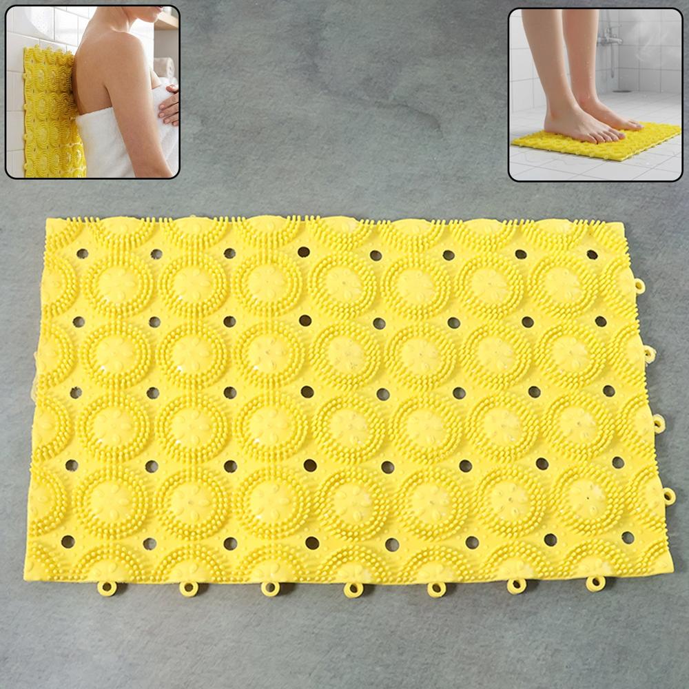 Multipurpose Anti-slip Bathroom Massage Mat With Suction Cups (33 X 21 Cm) - Application: As Per Product Requirement