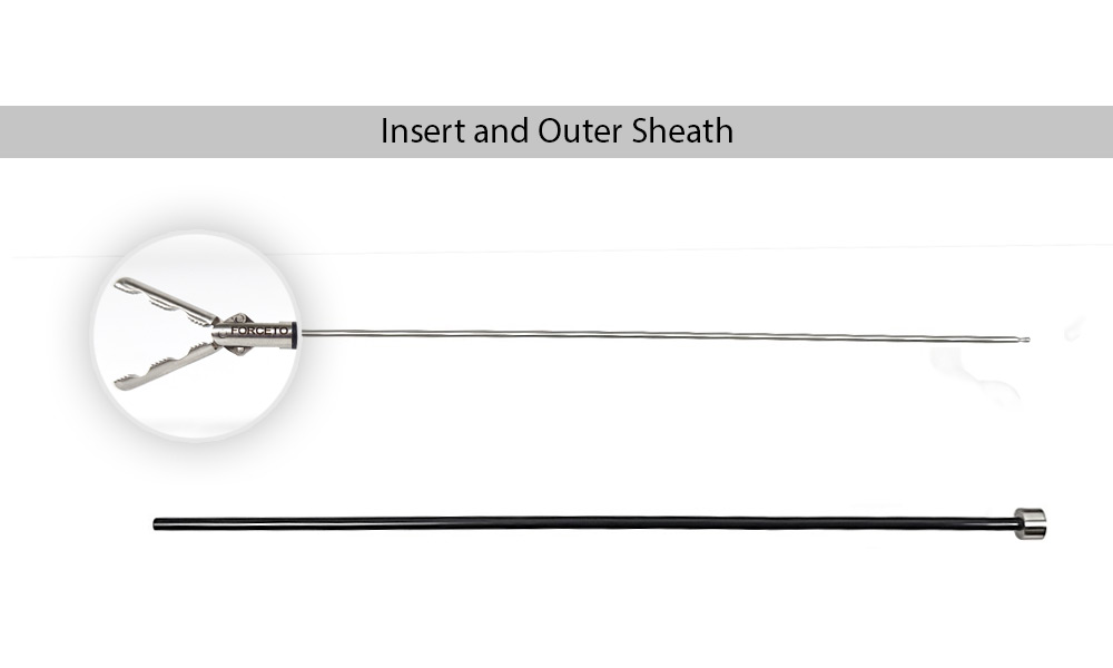 Universal Grasping Forceps 5mm, 36cm with Rachet Handle
