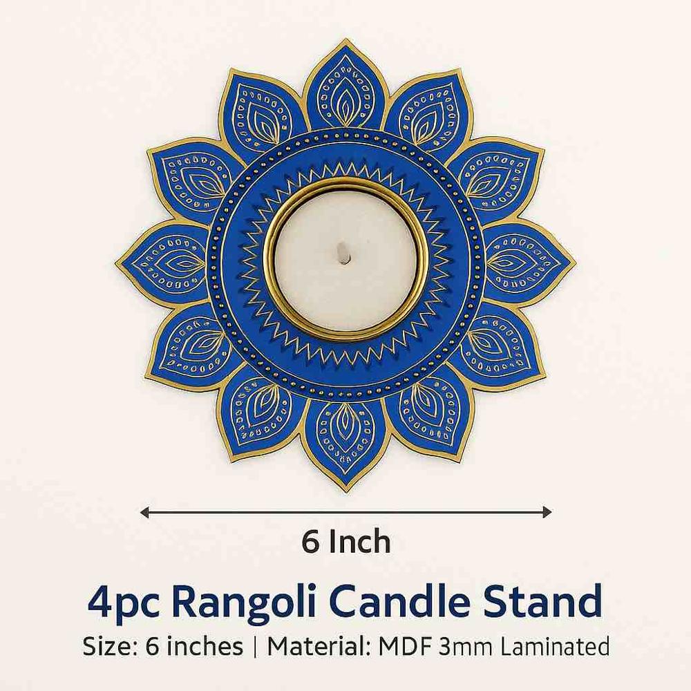 Rangoli Candle Stand Box