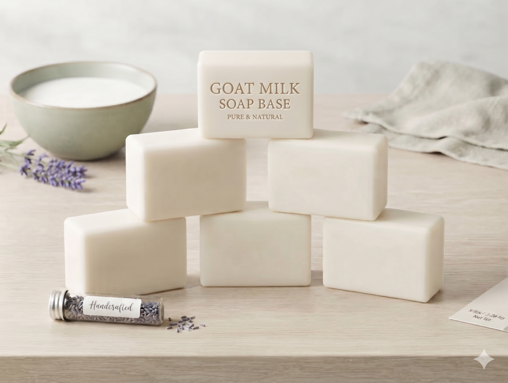 Goat Milk Soap Base - Color: White