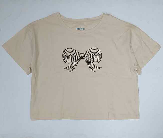 W13675 | marka Ladies Cropped Top