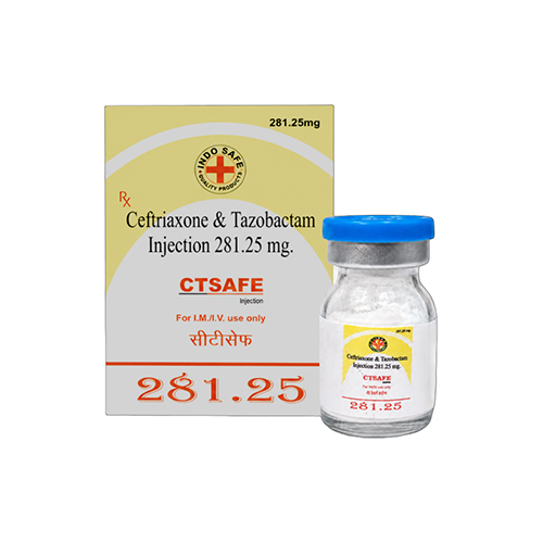 281.25mg Ceftriaxone And Tazobactam For Injection