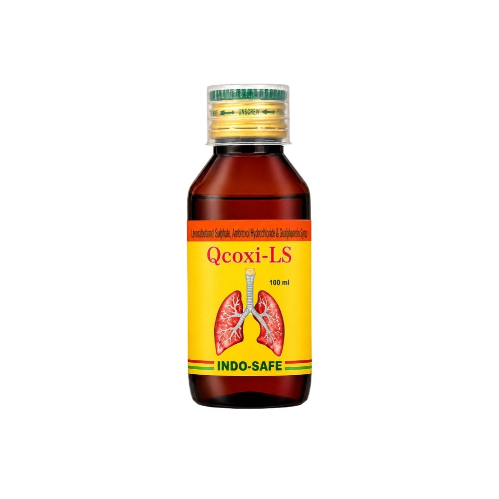 100ml Levosalbutamol Sulphate Ambroxol Hydrochloride And Guaiphenesin Syrup