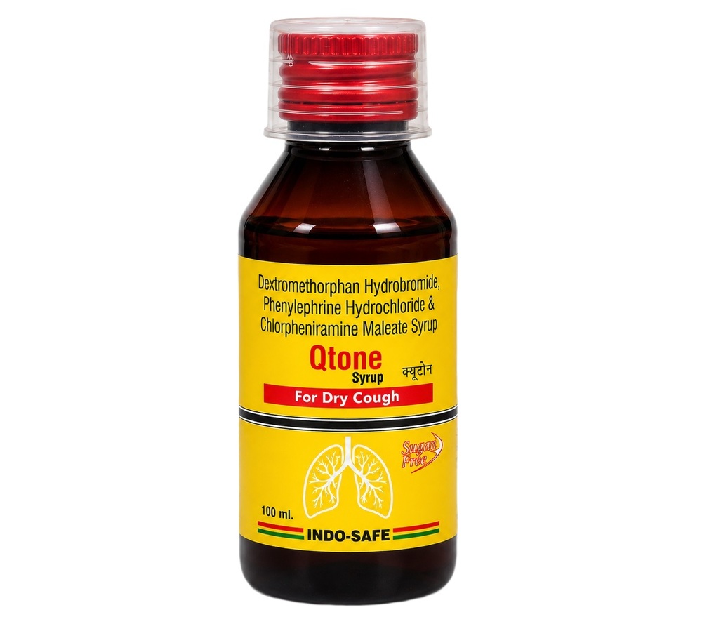 100ml Dextromethorphan Hydrobromide Phenylephrine Hydrochloride And Chlorpheniramine Maleate Syrup