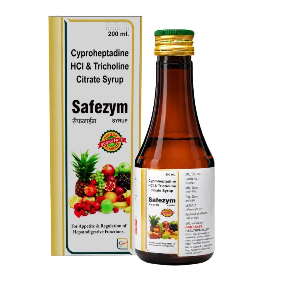 200ml Cyproheptadine HCI And Tricholine Citrate Syrup