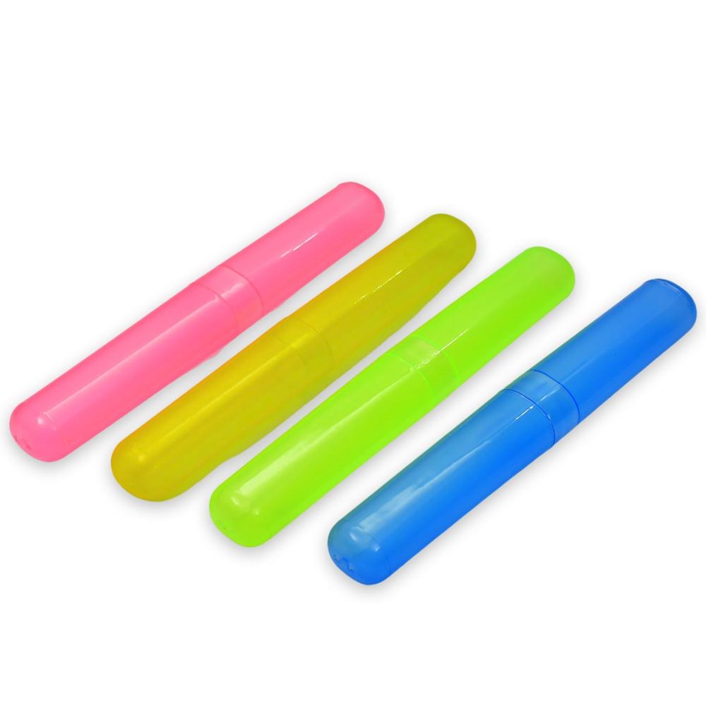 4-Piece Anti-Bacterial Plastic Toothbrush Cover Set Travel Holder Cases - Application: As Per Product Requirement