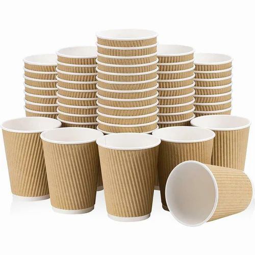Disposable Rippled Paper Cups