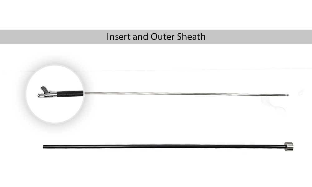 Hook Scissors 5mm, 18cm with Handle
