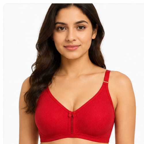 Seamless Padded Bra - Color: Black